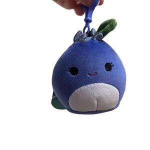 Bluby The Blueberry Squishmallow Clip